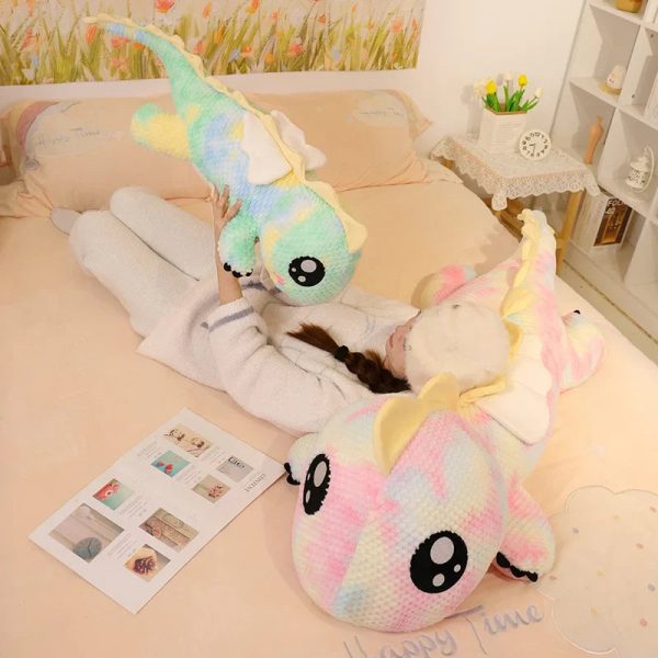 Giant Plush Unicorn Dinosaur Hug Pillow Soft Stuffed Toy