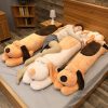 Giant Soft Dog Plush Long Body Pillow Giant Soft Dog Plush Long Body Pillow