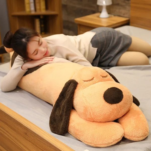 Giant Soft Dog Plush Long Body Pillow Giant Soft Dog Plush Long Body Pillow