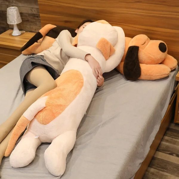 Giant Soft Dog Plush Long Body Pillow Giant Soft Dog Plush Long Body Pillow