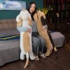 Giant Soft Plush Dog Pillow - High-Quality Stuffed Animal for Kids & Home Decor Giant Soft Plush Dog Pillow - High-Quality Stuffed Animal for Kids & Home Decor