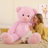 Giant Teddy Bear 5 Feet Pink Plush Life Size Gift Giant Teddy Bear 5 Feet Pink Plush Life Size Gift
