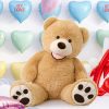 Giant Teddy Bear Plush with Big Footprints 39 Inch Giant Teddy Bear Plush with Big Footprints 39 Inch