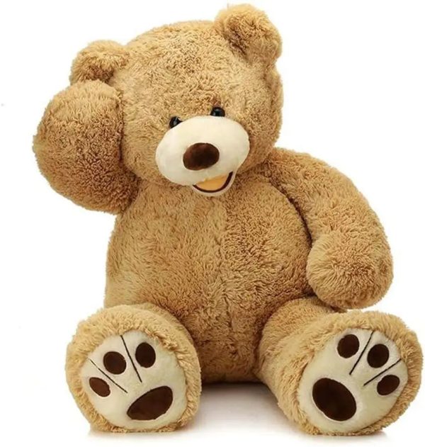 Giant Teddy Bear Plush with Big Footprints 39 Inch Giant Teddy Bear Plush with Big Footprints 39 Inch