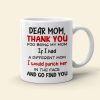 Gift For Happy Mother's Day, Mom Personalized Coffee Mug Accent Mug Wine Tumbler Gift For Happy Mother's Day, Mom Personalized Coffee Mug Accent Mug Wine Tumbler