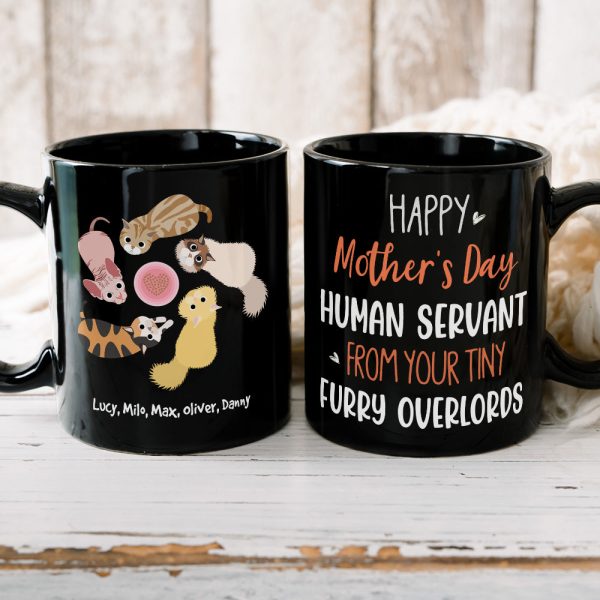 Gift For Mom, Personalized Mug, Cat Lover Mug, Mother's Day Gift
