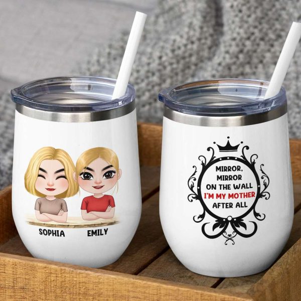 Gift For Mom, Personalized White Mug Accent Mug Wine Tumbler, Mom And Kid Mug, Mother's Day Gift Gift For Mom, Personalized White Mug Accent Mug Wine Tumbler, Mom And Kid Mug, Mother's Day Gift