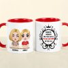 Gift For Mom, Personalized White Mug Accent Mug Wine Tumbler, Mom And Kid Mug, Mother's Day Gift Gift For Mom, Personalized White Mug Accent Mug Wine Tumbler, Mom And Kid Mug, Mother's Day Gift
