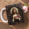 Gifts For Christian Coffee Mug Jesus Sacred Heart 05XQLU230125 Gifts For Christian Coffee Mug Jesus Sacred Heart 05XQLU230125