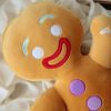 Gingerbread Man Plush Toy Soft Cookie Doll for Kids and Room Decor Gingerbread Man Plush Toy Soft Cookie Doll for Kids and Room Decor