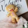 Gingerbread Man Plush Toy Soft Cookie Doll for Kids and Room Decor Gingerbread Man Plush Toy Soft Cookie Doll for Kids and Room Decor