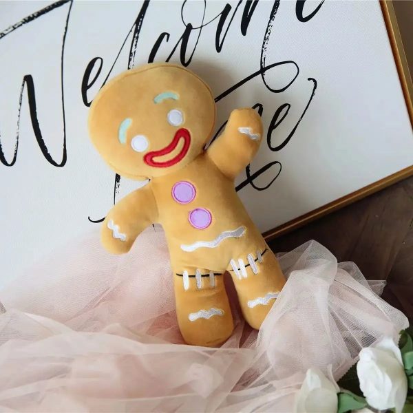Gingerbread Man Plush Toy Soft Cookie Doll for Kids and Room Decor Gingerbread Man Plush Toy Soft Cookie Doll for Kids and Room Decor