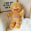 Gingerbread Man Plush Toy Soft Cookie Doll for Kids and Room Decor Gingerbread Man Plush Toy Soft Cookie Doll for Kids and Room Decor