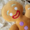 Gingerbread Man Plush Toy Soft Cookie Doll for Kids and Room Decor Gingerbread Man Plush Toy Soft Cookie Doll for Kids and Room Decor