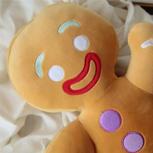Gingerbread Man Plush Toy Soft Cookie Doll for Kids and Room Decor Gingerbread Man Plush Toy Soft Cookie Doll for Kids and Room Decor