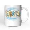 Gingham Bear Papa Personalized Mug, Honey Bear Family Gift with Custom Name Gingham Bear Papa Personalized Mug, Honey Bear Family Gift with Custom Name