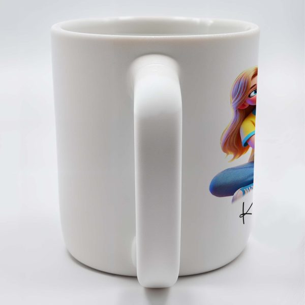 Girl and Her Dog, A Friendship That Warms The Heart - Personalized Custom Coffee Mug - PET028_MG Girl and Her Dog, A Friendship That Warms The Heart - Personalized Custom Coffee Mug - PET028_MG