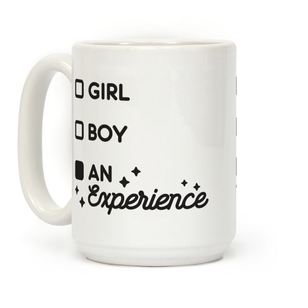 Girl, Boy, An Experience Checklist Coffee Mug