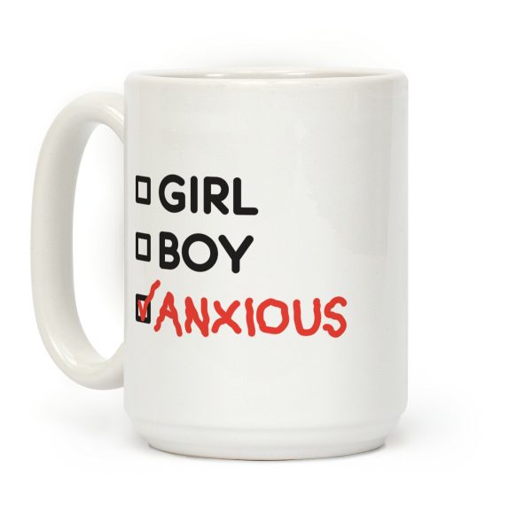 Girl Boy Anxious Gender List Coffee Mug