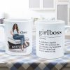Girlboss - Personalized Mug - Birthday Gift, Motivational Gift For Girls, Women, Boss Ladies Girlboss - Personalized Mug - Birthday Gift, Motivational Gift For Girls, Women, Boss Ladies