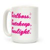 Girlboss, Gatekeep, Gaslight. Coffee Mug Girlboss, Gatekeep, Gaslight. Coffee Mug