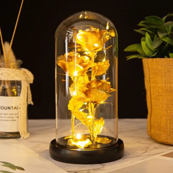 Glass Dome LED Rose – Romantic Gift for Women Glass Dome LED Rose – Romantic Gift for Women
