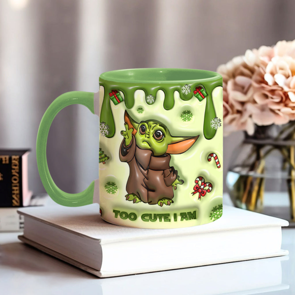 Glaxy Star The Child Too Cute I Am - Personalized The Force Accent Mug NL122 Glaxy Star The Child Too Cute I Am - Personalized The Force Accent Mug NL122