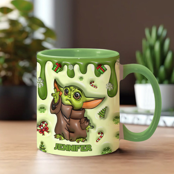 Glaxy Star The Child Too Cute I Am - Personalized The Force Accent Mug NL122 Glaxy Star The Child Too Cute I Am - Personalized The Force Accent Mug NL122