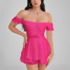 GLENDALE Satin Ruffle Strapless Mini Dress GLENDALE Satin Ruffle Strapless Mini Dress