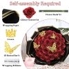Glitter Artificial Rose Bouquet 24PCS for Wedding Decor Glitter Artificial Rose Bouquet 24PCS for Wedding Decor
