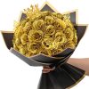 Glitter Artificial Rose Bouquet 24PCS for Wedding Decor Glitter Artificial Rose Bouquet 24PCS for Wedding Decor