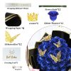 Glitter Artificial Rose Bouquet for Gifts and Decoration Glitter Artificial Rose Bouquet for Gifts and Decoration
