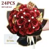 Glitter Artificial Rose Bouquet for Gifts and Decoration Glitter Artificial Rose Bouquet for Gifts and Decoration