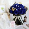 Glitter Artificial Rose Bouquet for Gifts and Decoration Glitter Artificial Rose Bouquet for Gifts and Decoration