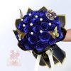 Glitter Artificial Rose Bouquet for Gifts and Decoration Glitter Artificial Rose Bouquet for Gifts and Decoration