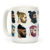 Glitter Beards, Braids and Man Buns Coffee Mug Glitter Beards, Braids and Man Buns Coffee Mug