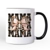 Glitter Leopard Mama Personalized Mug, Coquette Bow Glam Gift with Custom Name Glitter Leopard Mama Personalized Mug, Coquette Bow Glam Gift with Custom Name