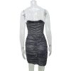 Glitter Strapless Corset Mini Dresses