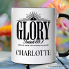 Glory Isaiah 60:1 Christian Personalized Mug, Faith Scripture Inspirational Gift with Custom Name