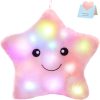 Glowing Colorful Stars Pillow Glowing Colorful Stars Pillow