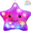 Glowing Colorful Stars Pillow Glowing Colorful Stars Pillow