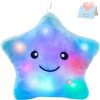 Glowing Colorful Stars Pillow Glowing Colorful Stars Pillow