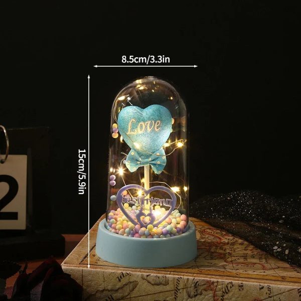 Glowing Galaxy Eternal Double Rose with LED Lights Romantic Gift for Valentine’s Day and Wedding Glowing Galaxy Eternal Double Rose with LED Lights Romantic Gift for Valentine’s Day and Wedding