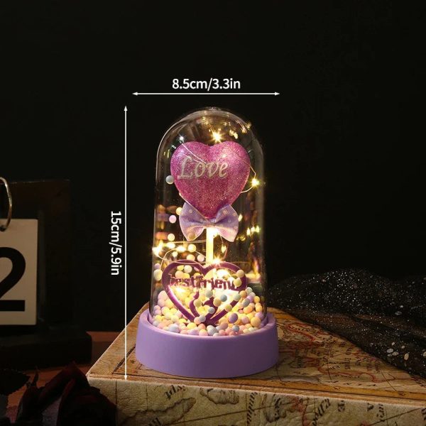 Glowing Galaxy Eternal Double Rose with LED Lights Romantic Gift for Valentine’s Day and Wedding Glowing Galaxy Eternal Double Rose with LED Lights Romantic Gift for Valentine’s Day and Wedding