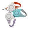 Glowing Retractable Dog Leash And Flashlight Glowing Retractable Dog Leash And Flashlight