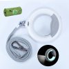 Glowing Ring Retractable Dog Leash And Flashlight Glowing Ring Retractable Dog Leash And Flashlight