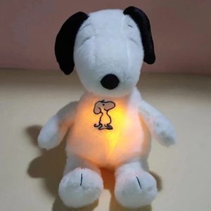 Glowing Snoopy Plush Toy Sleep Aid