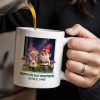 Gnome Couple Growing Old Together Personalized Mug - Personalized Custom Coffee Mug - CPL287_MG
