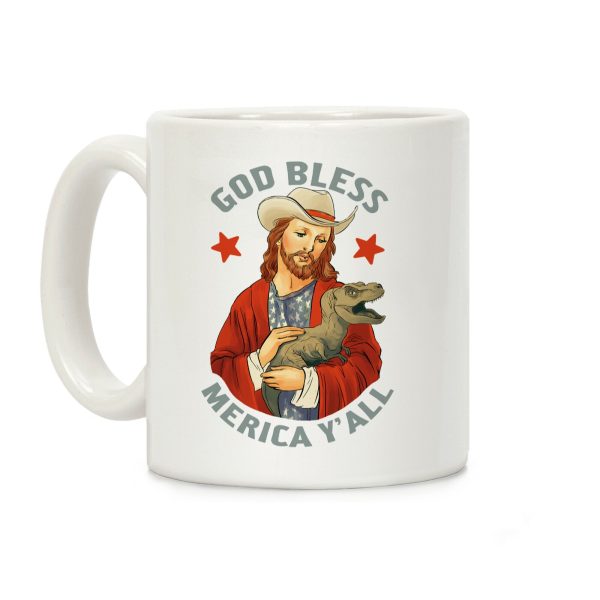 God Bless Merica Y'all Coffee Mug