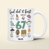 God Did It First - Personalized White Ceramic Mug - Gift For Christian HH01 God Did It First - Personalized White Ceramic Mug - Gift For Christian HH01